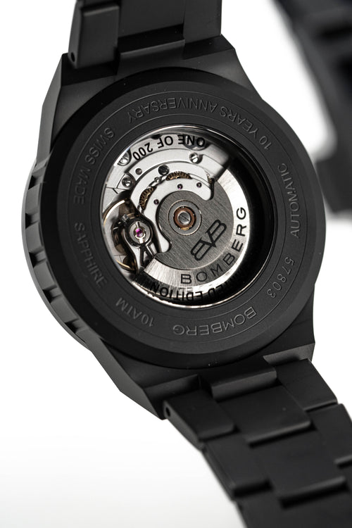 Bomberg Men's Watch BOLT-68 Neo Auto Anniversary Black PVD