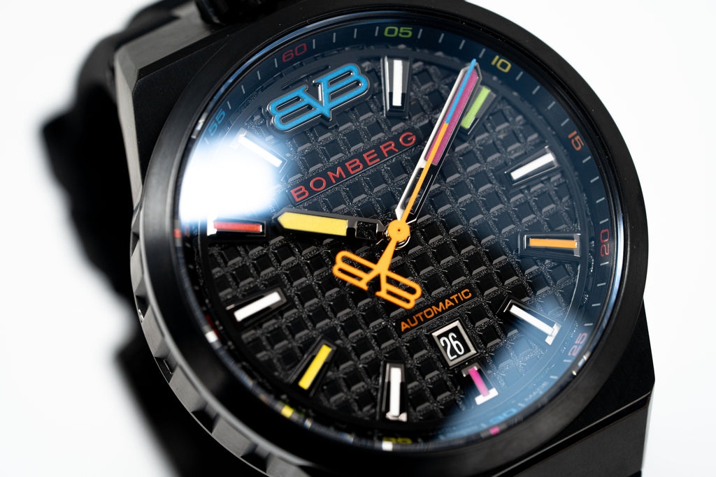 Bomberg Men's Watch BOLT-68 Neo Automatic Taipei Metropolis Black PVD