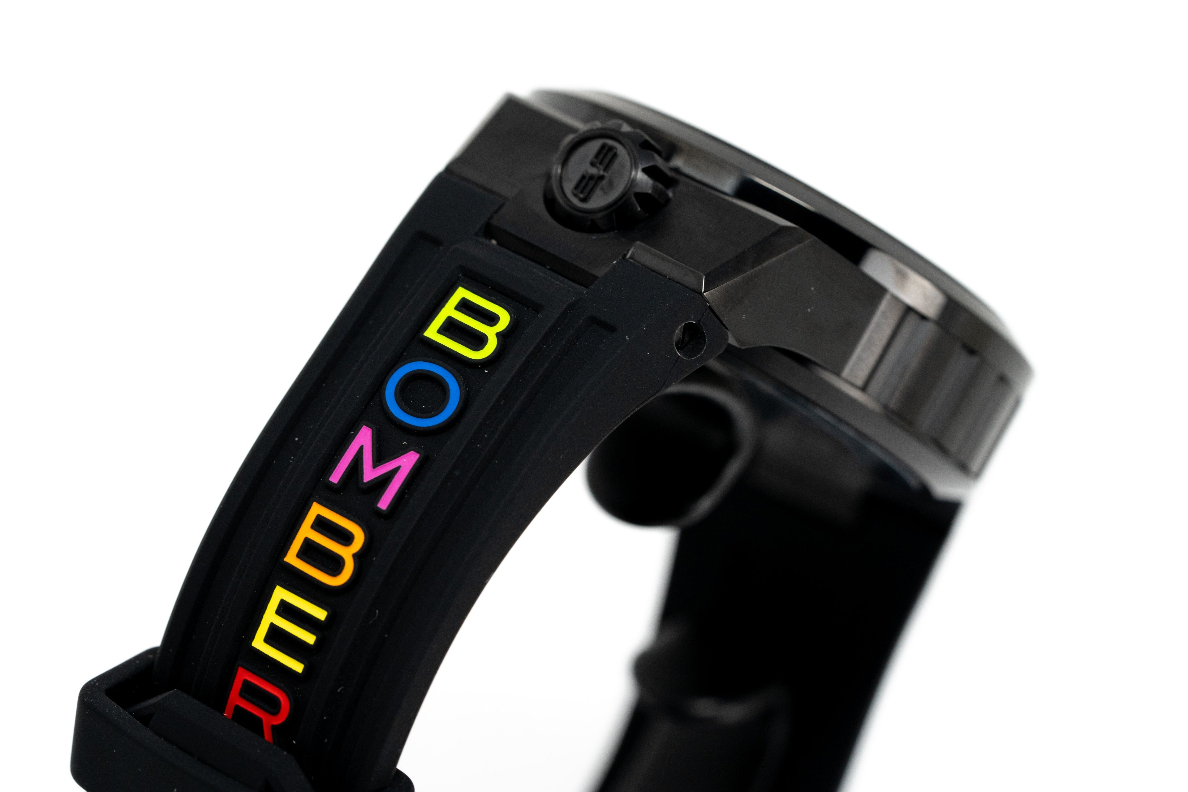 Bomberg Men's Watch BOLT-68 Neo Automatic Taipei Metropolis Black PVD