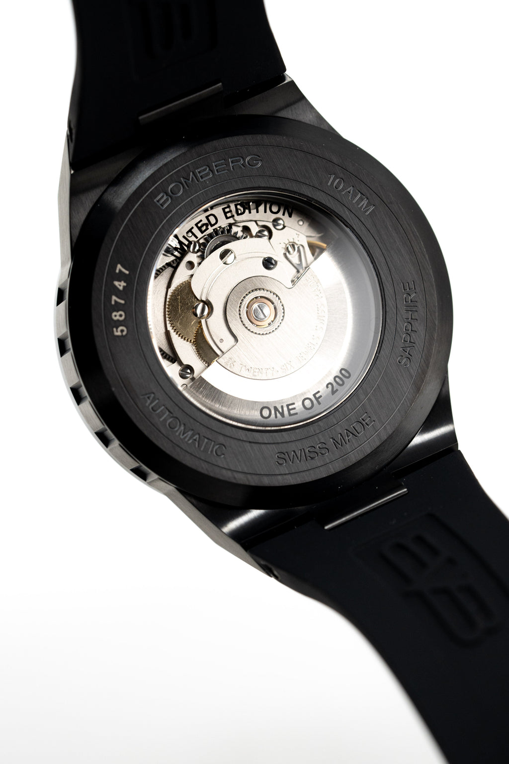Bomberg Men's Watch BOLT-68 Neo Automatic Taipei Metropolis Black PVD