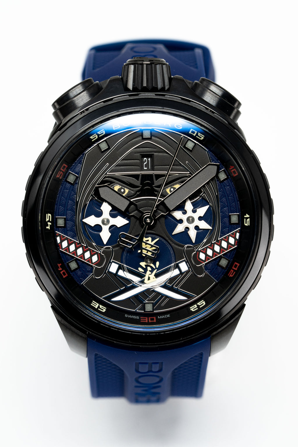 Bomberg Men's Watch BOLT-68 Heritage Blue Ninja