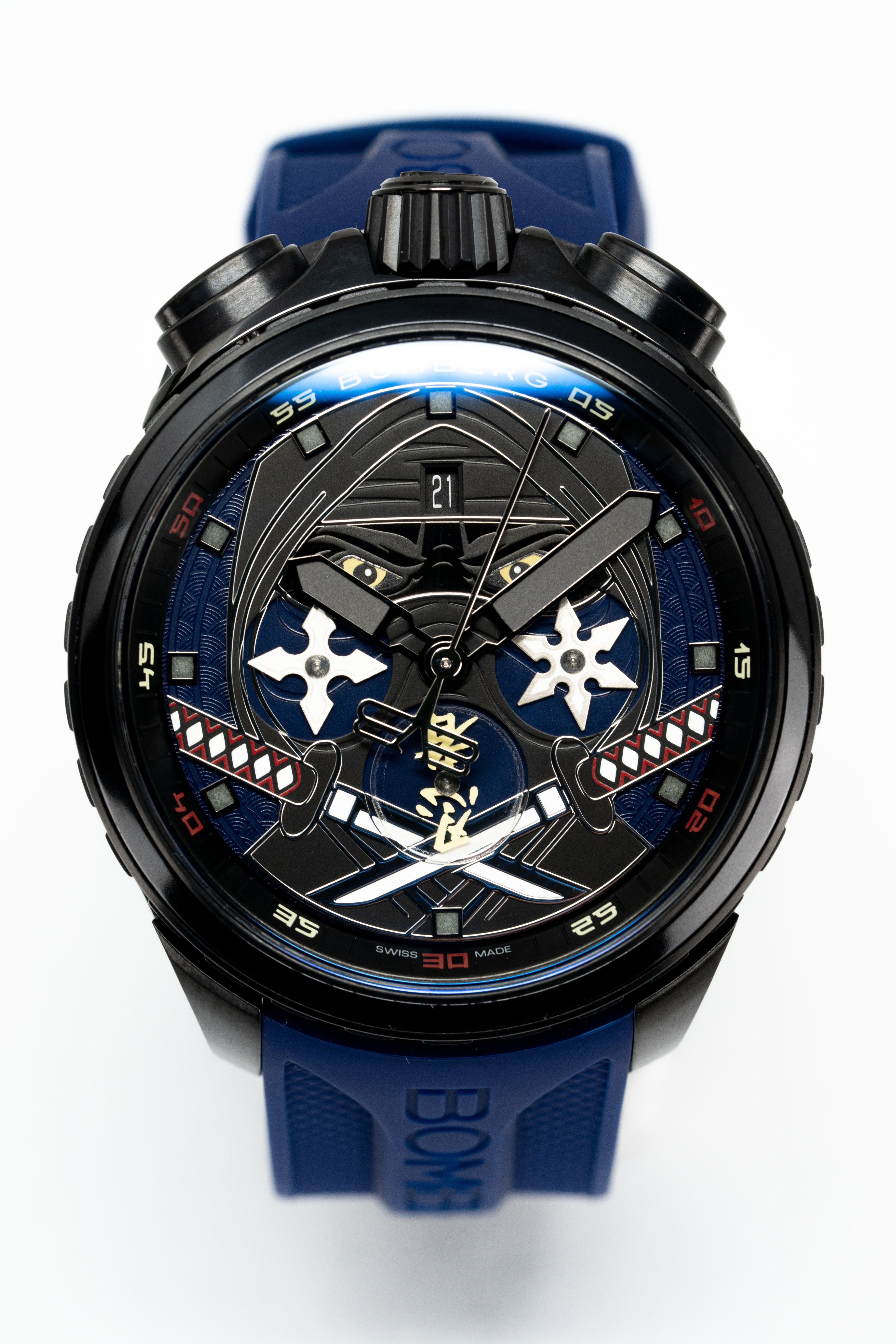 Bomberg Men's Watch BOLT-68 Heritage Blue Ninja