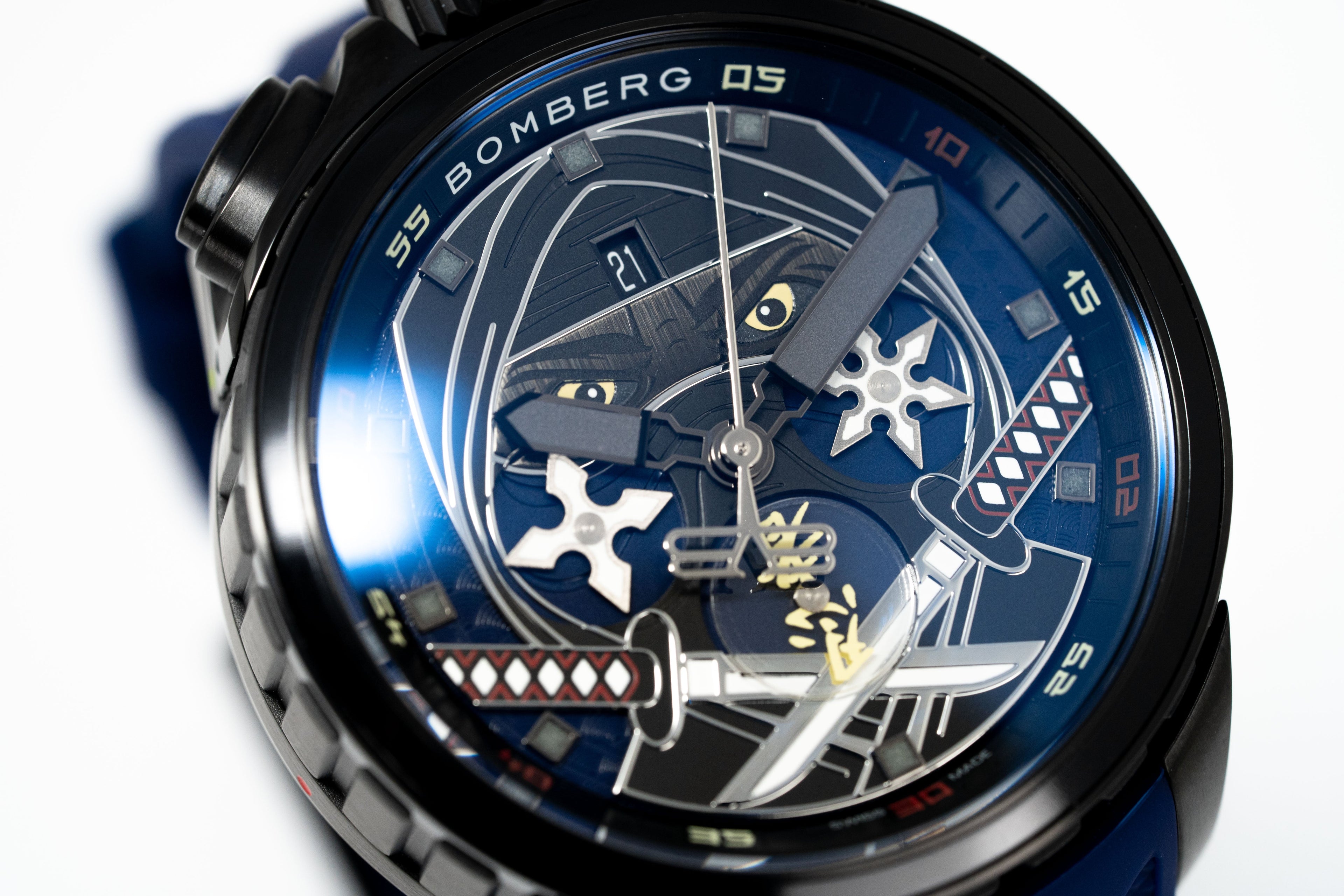 Bomberg Men's Watch BOLT-68 Heritage Blue Ninja