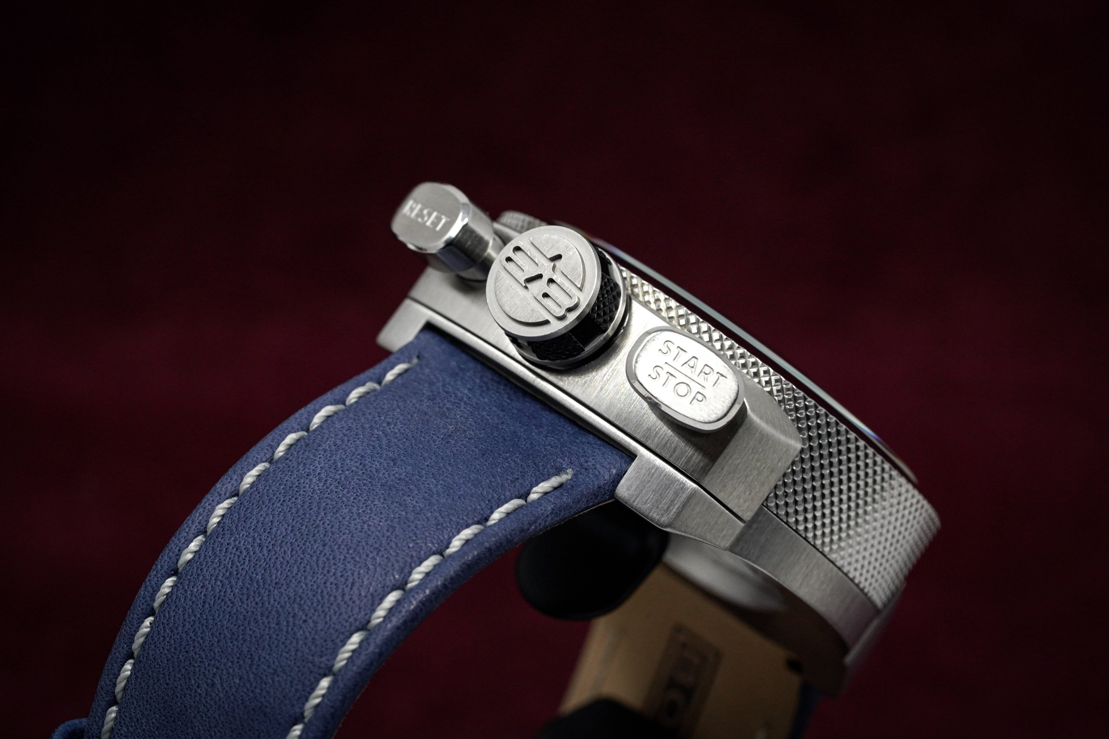 Bomberg Men's Chronograph Watch BOLT-68 Blue