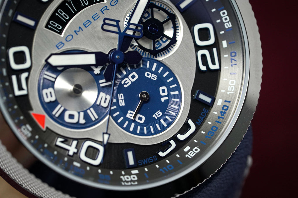 Bomberg Men's Chronograph Watch BOLT-68 Blue