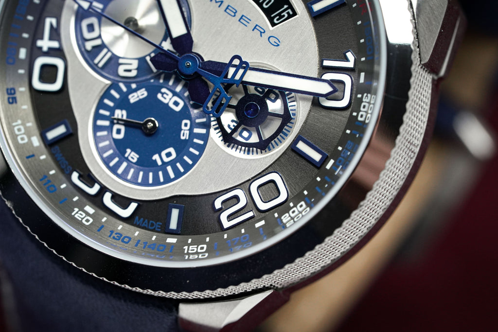Bomberg Men's Chronograph Watch BOLT-68 Blue