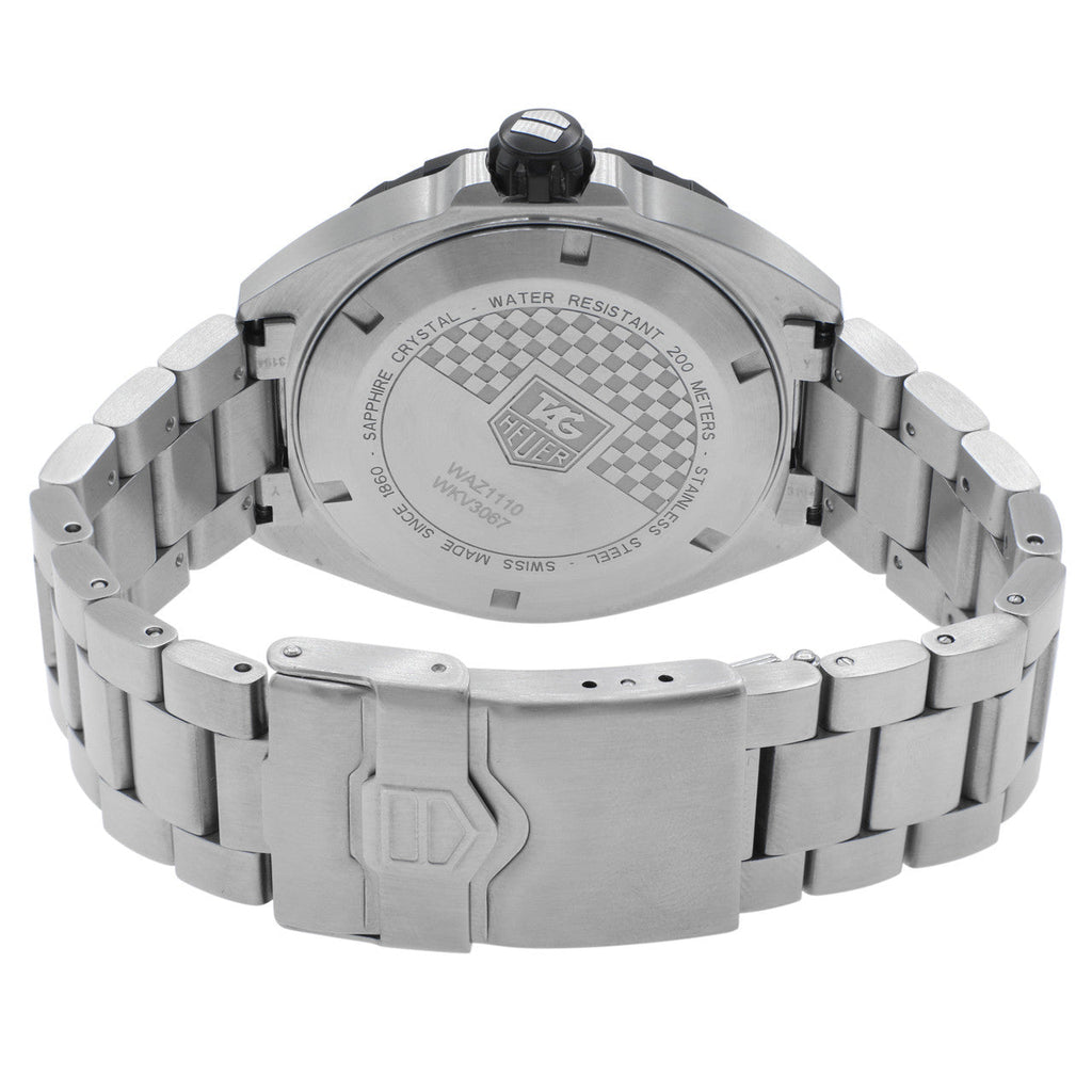 Tag Heuer Formula 1 Quartz Black Dial Silver Steel Strap Watch for Men - WAZ1110.BA0875