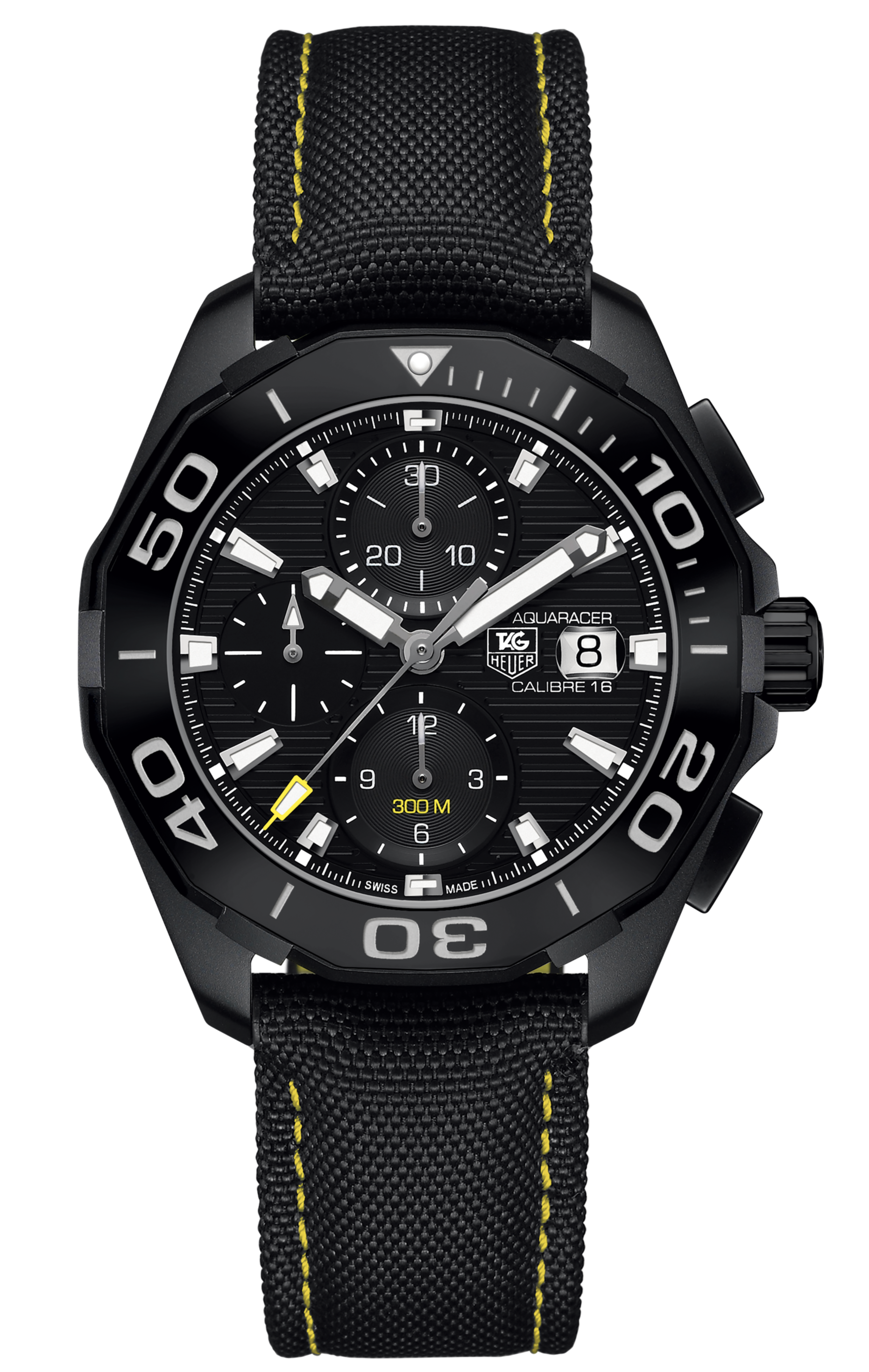 Tag Heuer Aquaracer PVD Black Dial Watch for Men - CAY218A.FC6361