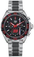 Tag Heuer Formula 1 Max Verstappen Limited Edition Grey Dial Two Tone Steel Strap Watch for Gents - CAZ101U.BA0843