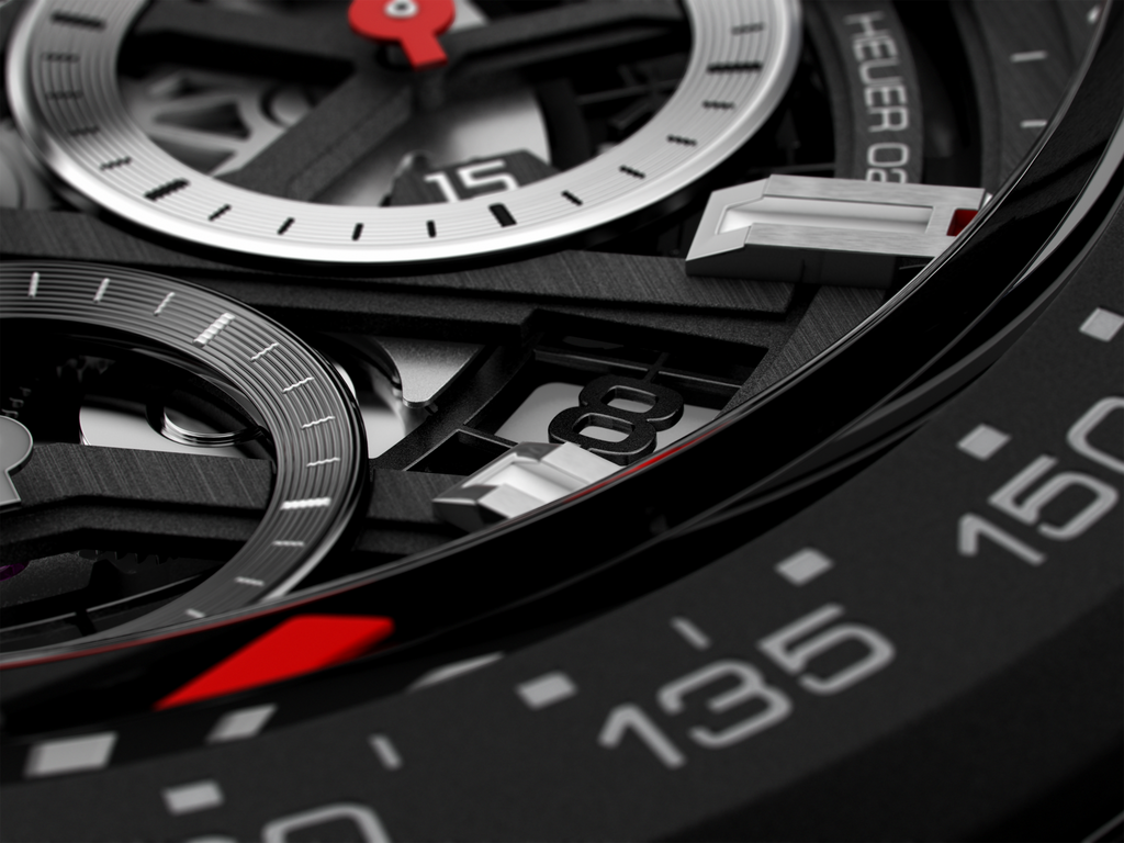 Tag Heuer Carrera Automatic Chronograph Black Dial Black Steel Strap Watch for Men - CBG2090.BH0661