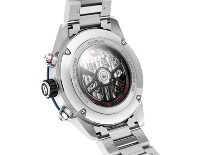 Tag Heuer Carrera Chronograph Blue Dial Silver Steel Strap Watch for Men - CBG2A11.BA0654