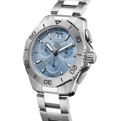Tag Heuer Aquaracer Professional 200 Date Blue Dial Silver Steel Strap Watch for Men - CBP1112.BA0627