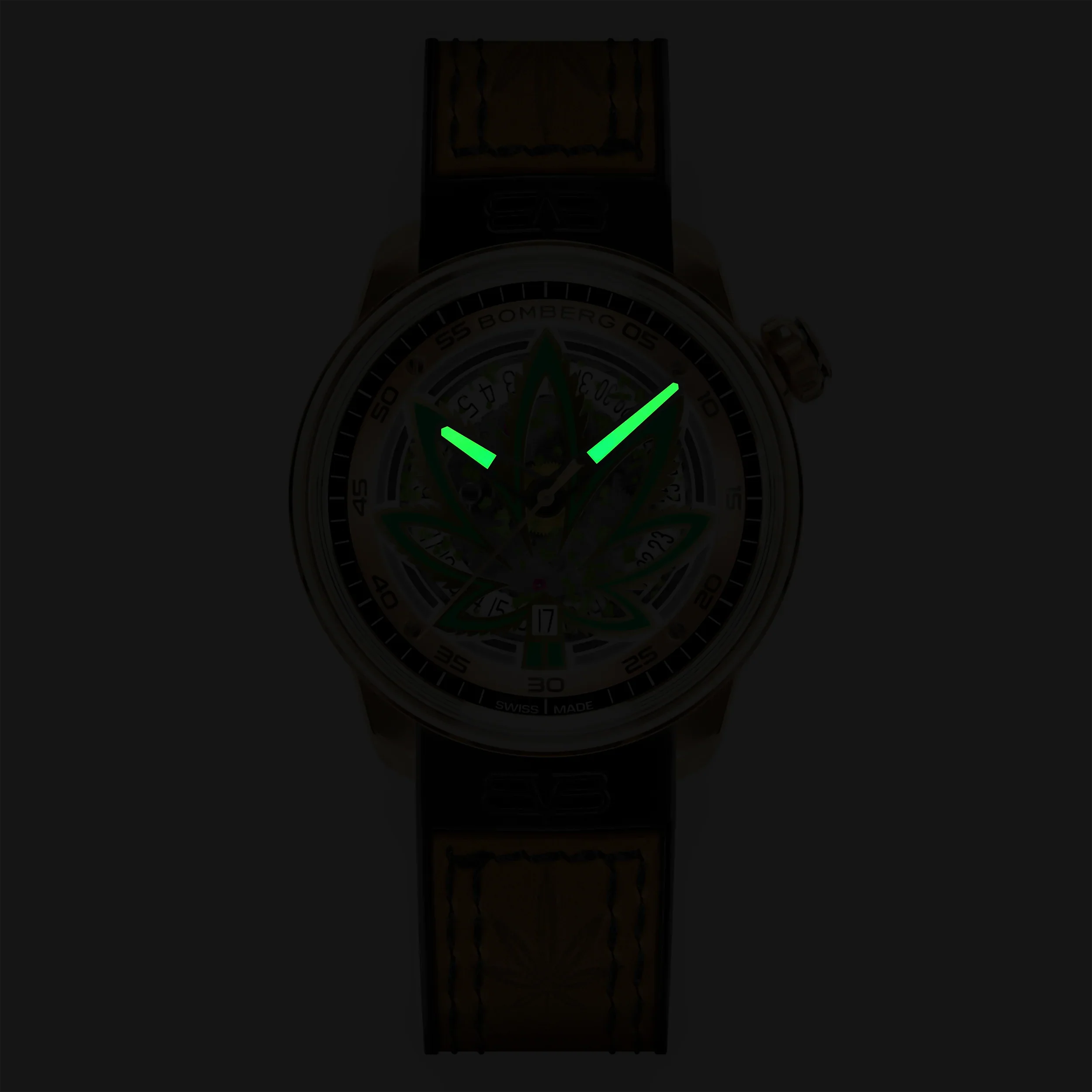 Bomberg CBD Golden Limited Edition BB-01 Automatic Men's Watch