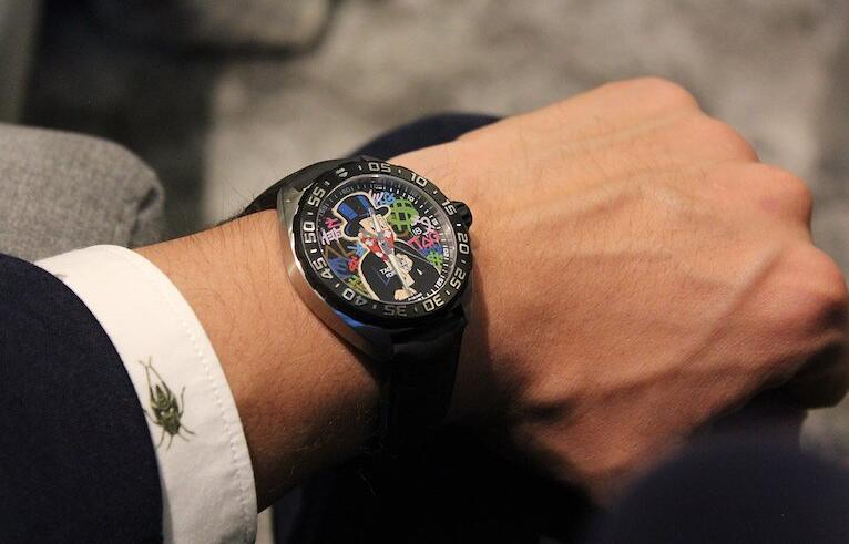 Tag Heuer Formula 1 Alec Monopoly Special Edition Black Rubber Strap Watch for Men - WAZ1117.FT8023