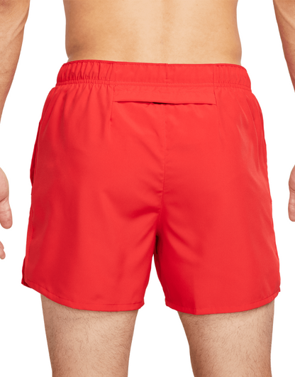 Men's Dri-FIT Challenger 5" Brief-Lined Versatile Shorts :University Red | Reflective Silver