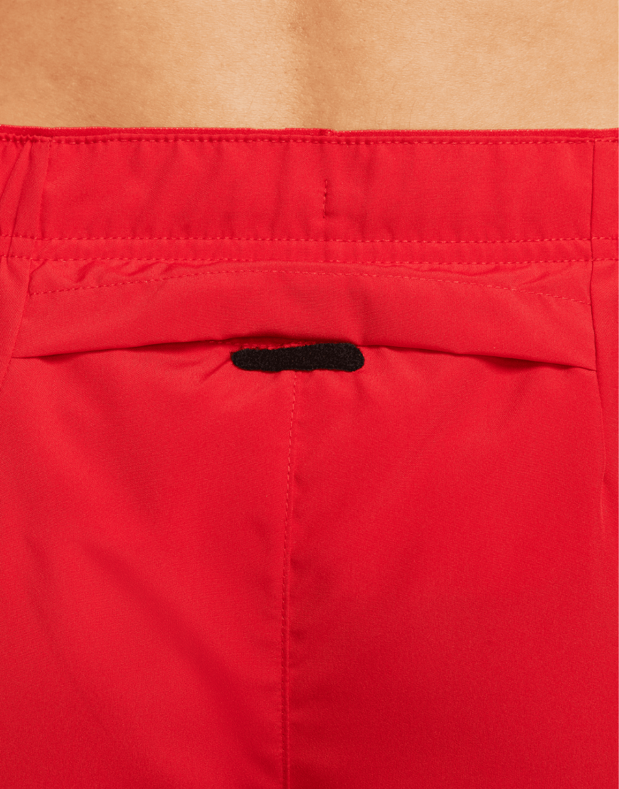Men's Dri-FIT Challenger 5" Brief-Lined Versatile Shorts :University Red | Reflective Silver