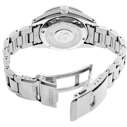 Seiko Prospex 1965 Modern Re Interpretation Automatic Black Dial Silver Steel Strap Watch For Men - SPB143J1