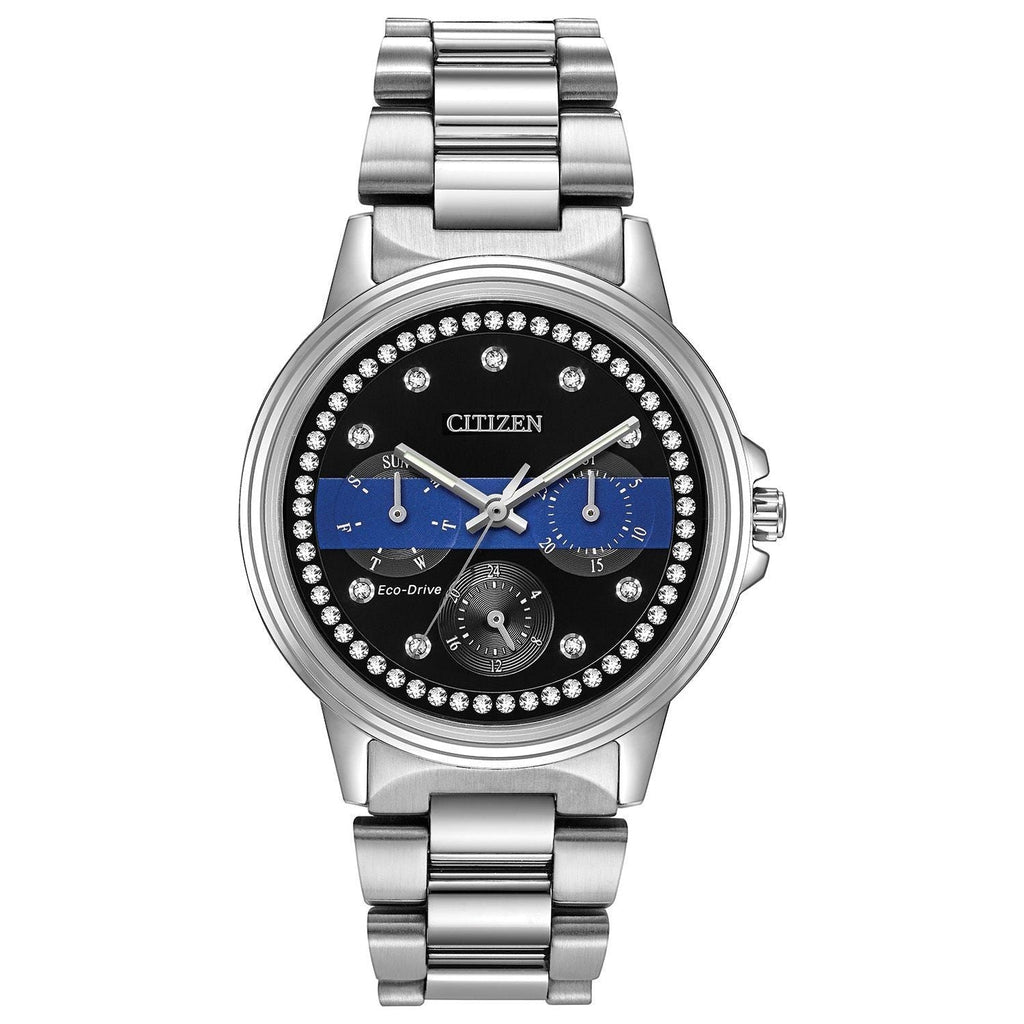 Citizen Ladies Lieutenant's Benevolent Association Multifunction Dial Crystal Women's Watch FD2041-LBA