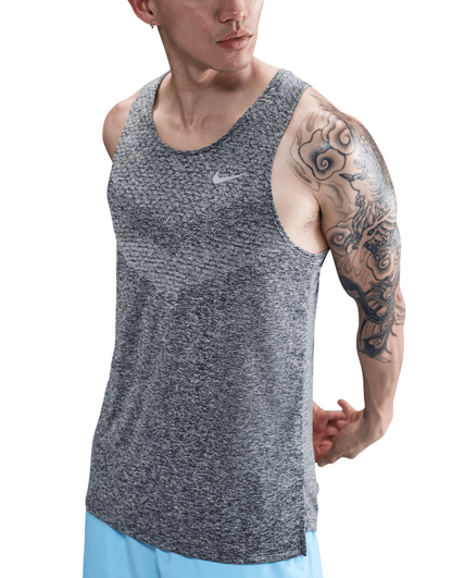 Men's Dri-FIT ADV Running Tank Top :Thunder Blue | Reflective Silver