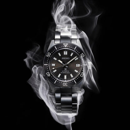 Seiko Prospex 1965 Modern Re Interpretation Automatic Black Dial Silver Steel Strap Watch For Men - SPB143J1