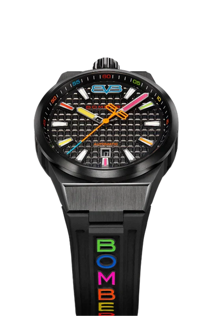 Bomberg Men's Watch BOLT-68 Neo Automatic Taipei Metropolis Black PVD