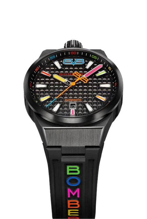 Bomberg Men's Watch BOLT-68 Neo Automatic Taipei Metropolis Black PVD
