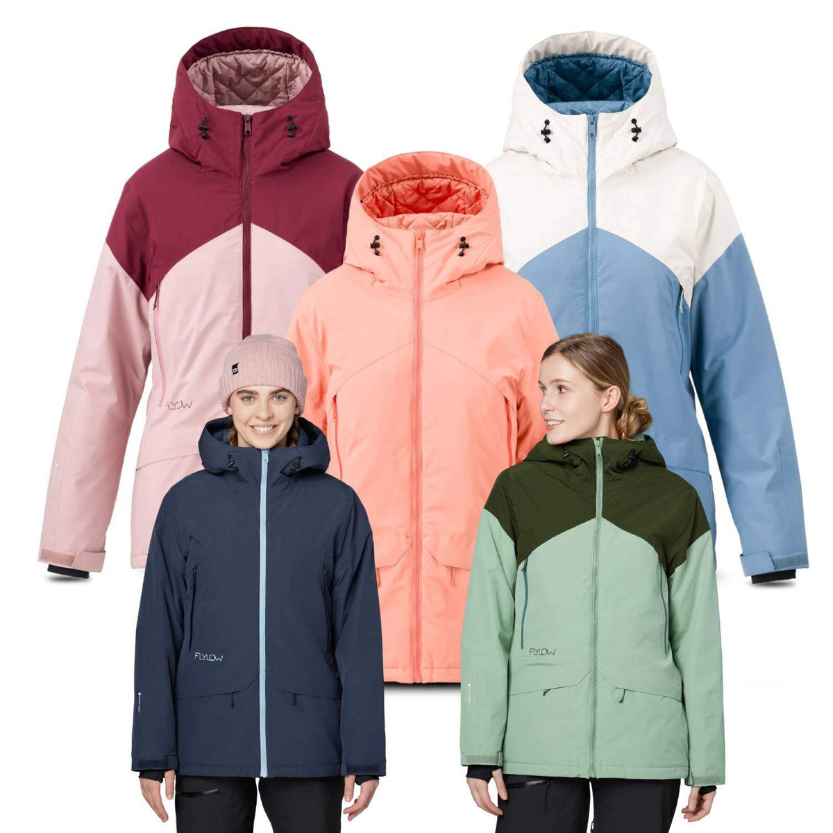 FlyLow Sarah Jacket Women's Insulated Ski Jacket Snowboard Jacket