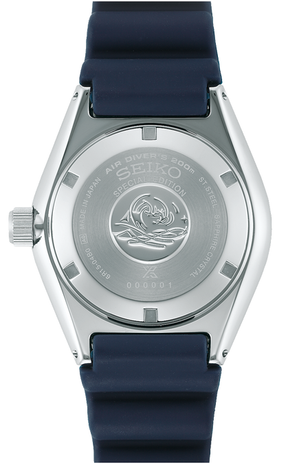 Seiko Prospex PADI Special Edition Divers 200M Blue Dial Blue Rubber Strap Watch For Men - SPB071J1