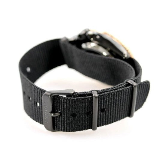 Seiko 5 Sports Automatic Blue Dial Black NATO Strap Watch for Men - SBSA098