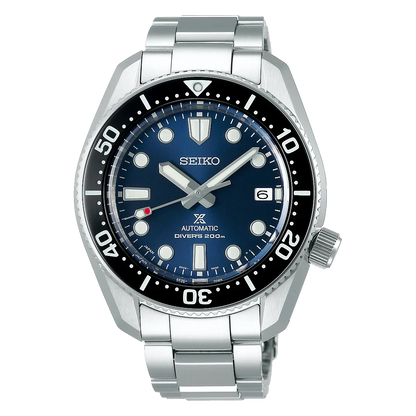 Seiko Prospex Sea Automatic Diver Green Dial Silver Steel Strap Watch For Men - SPB187J1