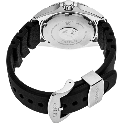 Seiko Shogun Prospex Titanium Divers Automatic White Dial Black Rubber Strap Watch For Men - SPB191J1