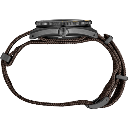 Seiko Prospex Black Series 1965 Limited Edition Black Dial Brown NATO Strap Watch For Men - SPB253J1