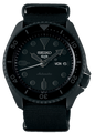 Seiko 5 Sports Automatic Black Dial Black NATO Strap Watch For Men - SRPD79K1