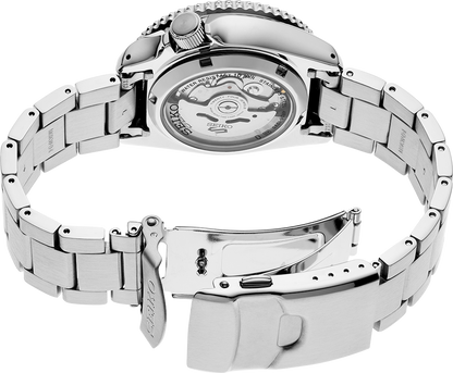 Seiko 5 Sports Special Edition Silver Dial Silver Steel Strap Watch For Men - SRPK09K1