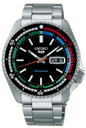 Seiko 5 Sports SKX Series Regatta Timer Retro Blue Dial Silver Steel Strap Watch For Men - SRPK13K1