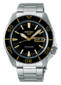 Seiko 5 Sport Automatic SKX Series Black Dial Silver Steel Strap Watch for Men - SRPK99K1