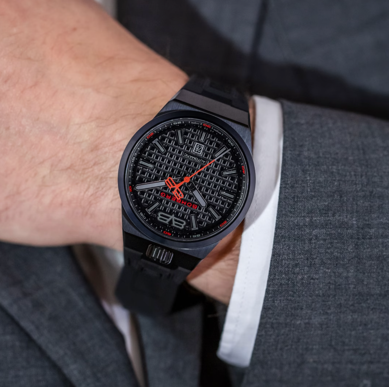 Bomberg Men's Watch BOLT-68 Neo Automatic Doha Metropolis Black PVD