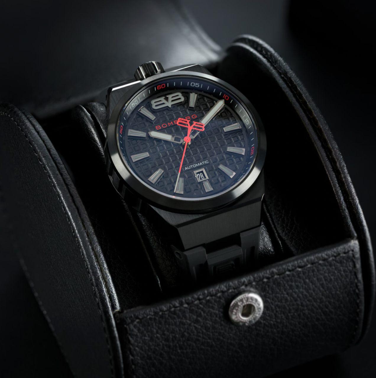 Bomberg Men's Watch BOLT-68 Neo Automatic Doha Metropolis Black PVD
