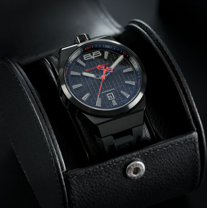 Bomberg Men's Watch BOLT-68 Neo Automatic Doha Metropolis Black PVD
