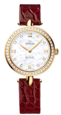 Omega De Ville Prestige Dewdrop Diamond Bezel Watch 424.58.27.60.55.001