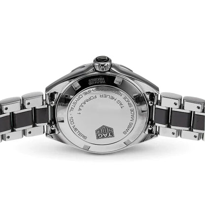 Tag Heuer Formula 1 Diamonds Black Dial Two Tone Steel Strap Watch for Women - WBJ141AB.BA0973
