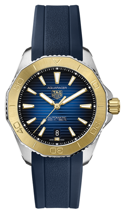 Tag Heuer Aquaracer Professional 200 Automatic Blue Dial Blue Rubber Strap Watch for Men - WBP2150.FT6210