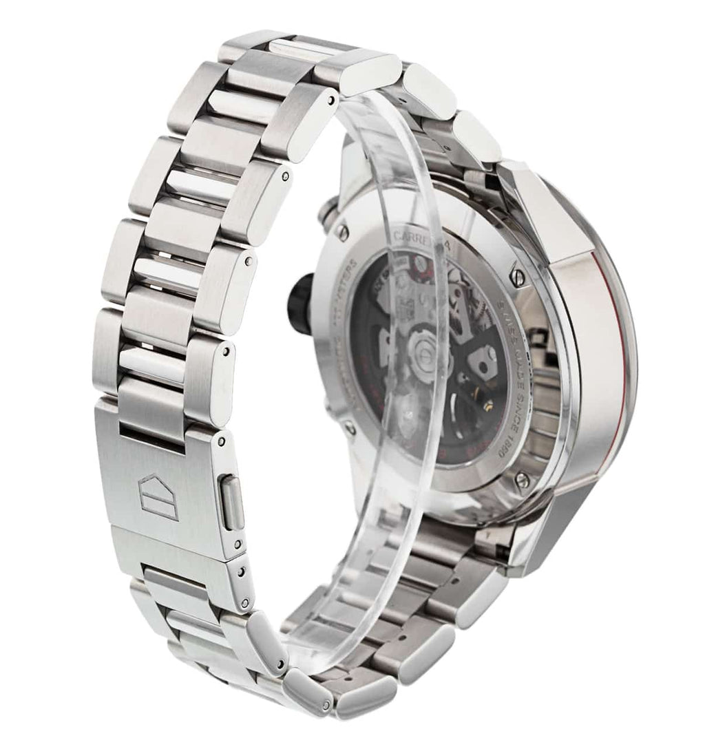 Tag Heuer Carrera Chronograph Blue Dial Silver Steel Strap Watch for Men - CBG2A1Z.BA0658