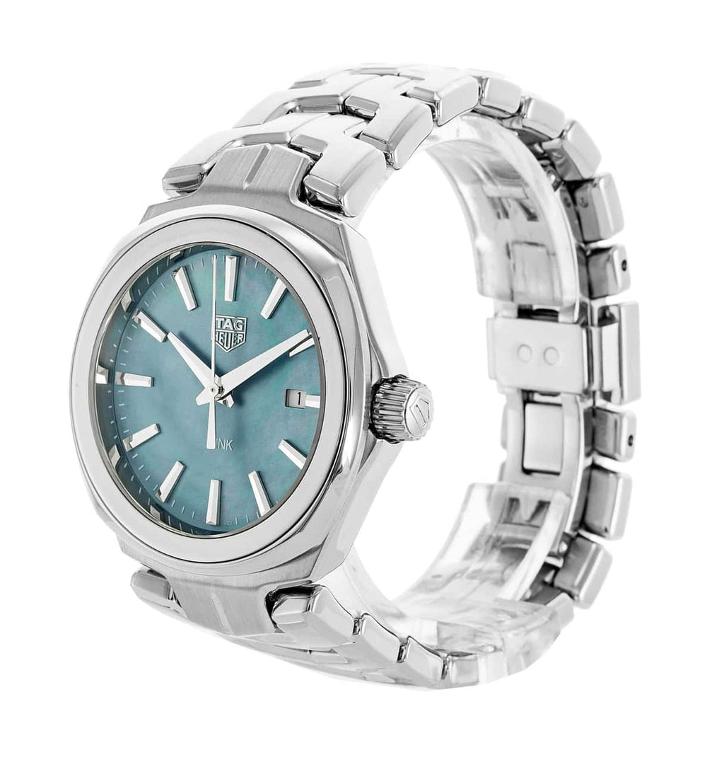 Tag Heuer Link Quartz Mother of Pearl Dial Silver Steel Strap Watch for Women - WBC1311.BA0600