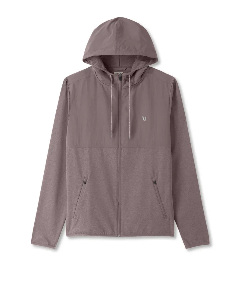 Vuori Sunday Element Jacket – Men’s Performance Stretch Hooded Jacket