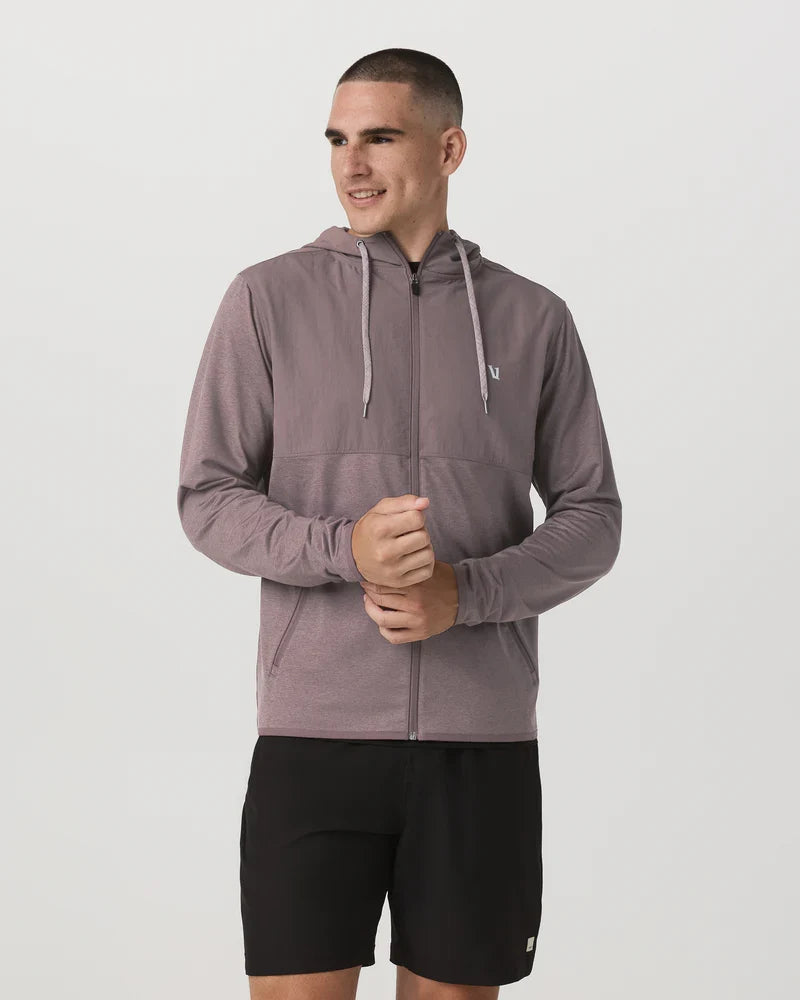 Vuori Sunday Element Jacket – Men’s Performance Stretch Hooded Jacket