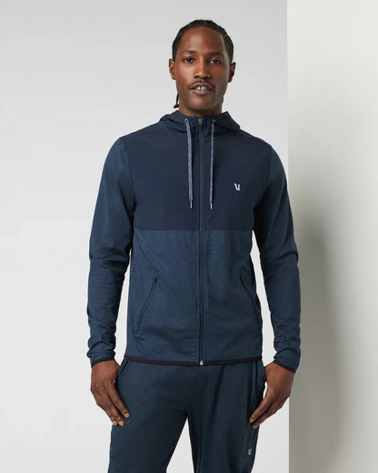 Vuori Sunday Element Jacket – Men’s Performance Stretch Hooded Jacket