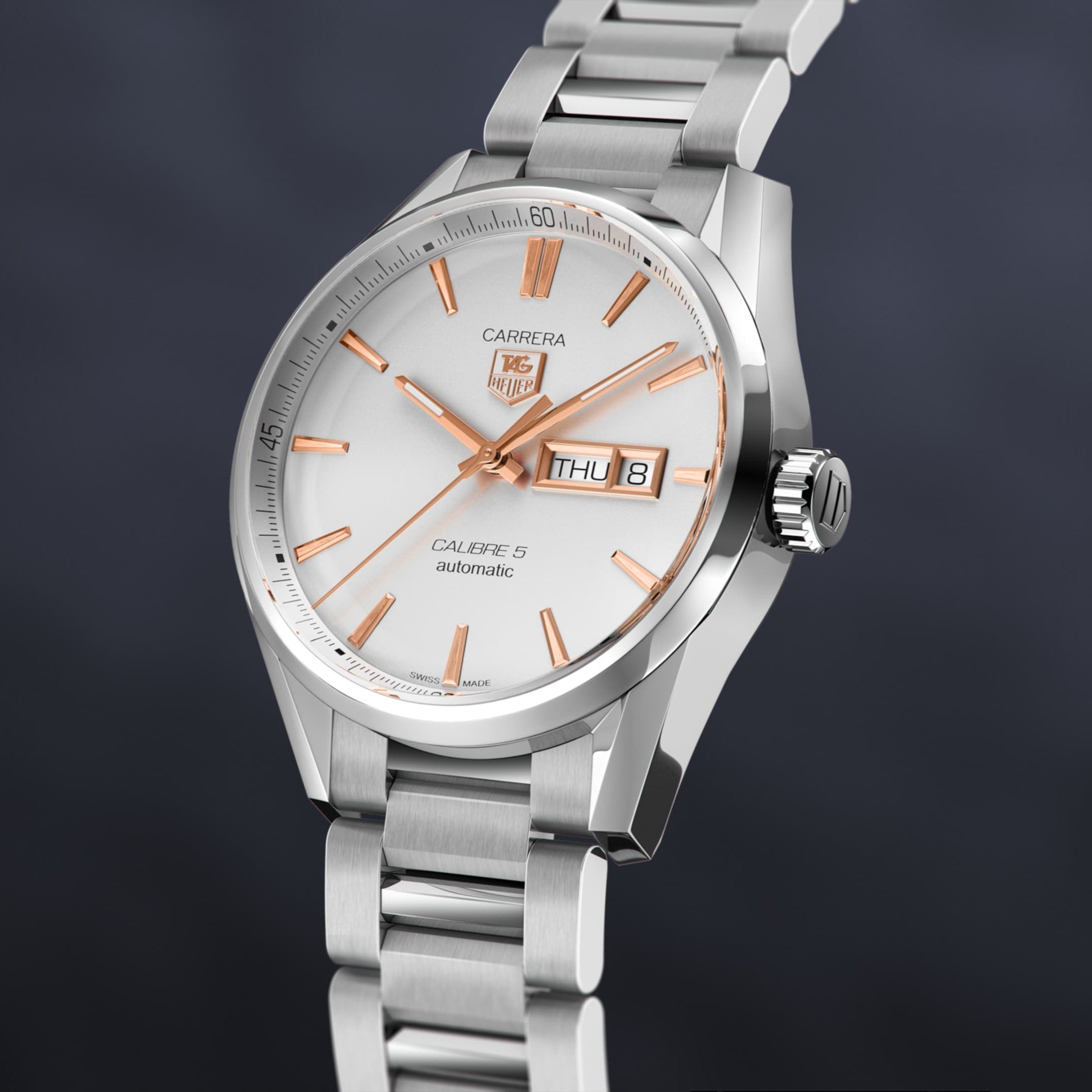 Tag Heuer Carrera White Dial Watch for Men - WAR201D.BA0723