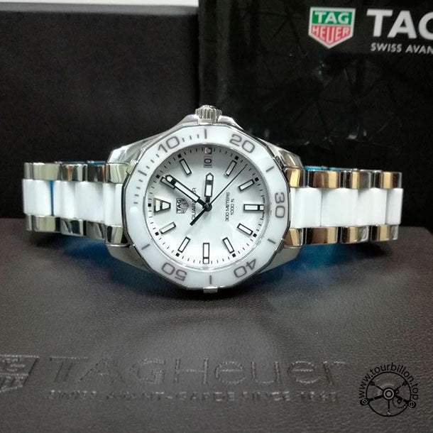 Tag Heuer Aquaracer White Dial Watch for Women - WAY131B.BA0914