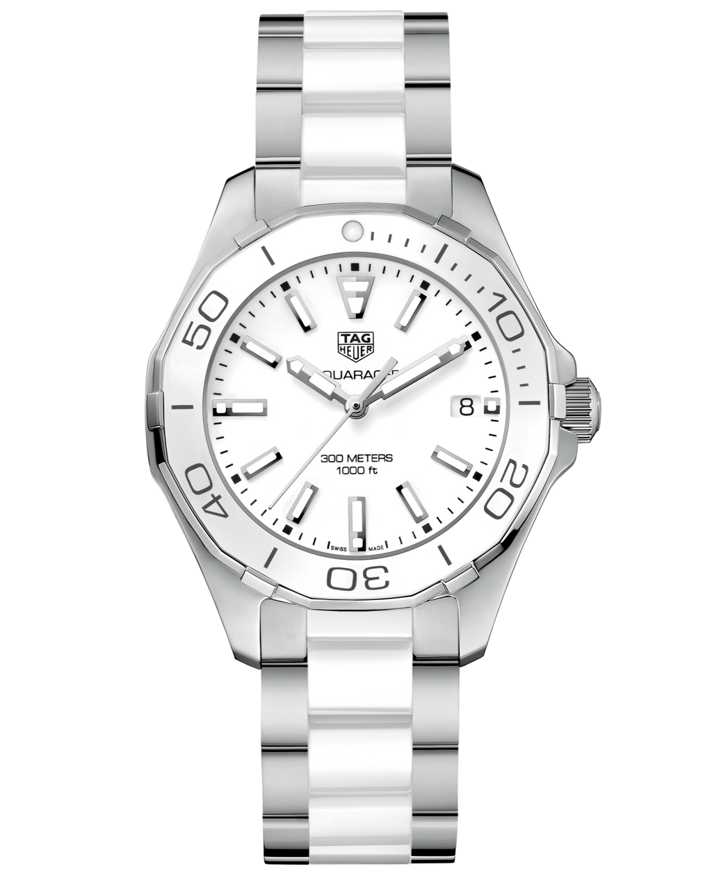 Tag Heuer Aquaracer White Dial Watch for Women - WAY131B.BA0914